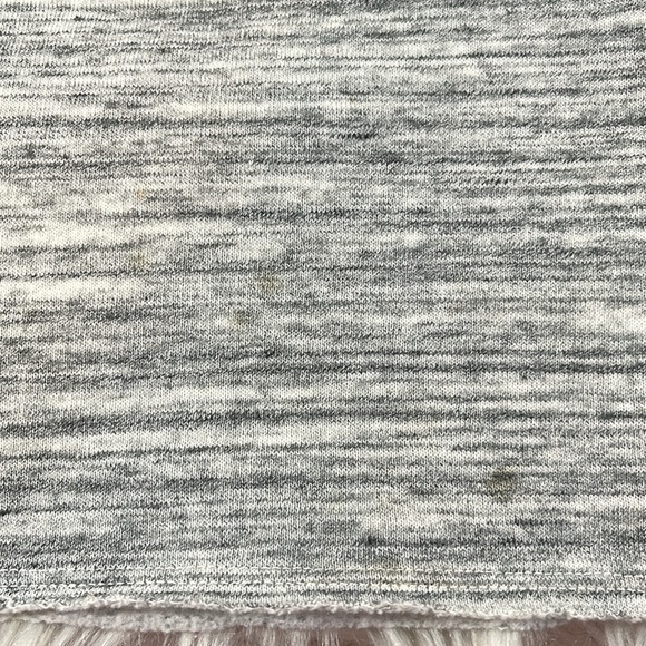 PINK Victoria’s Secret Cropped Hoodie Grey & White Size Small - Picture 9 of 10